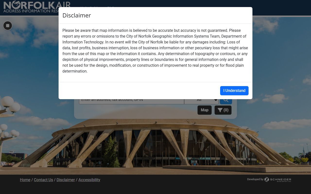 Norfolk People Search NorfolkAIR property search tool