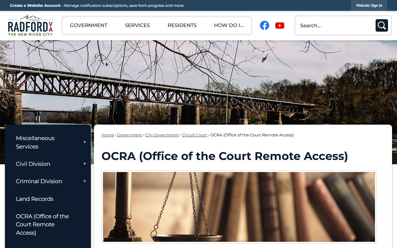 Radford People Search OCRA Remote Access Information