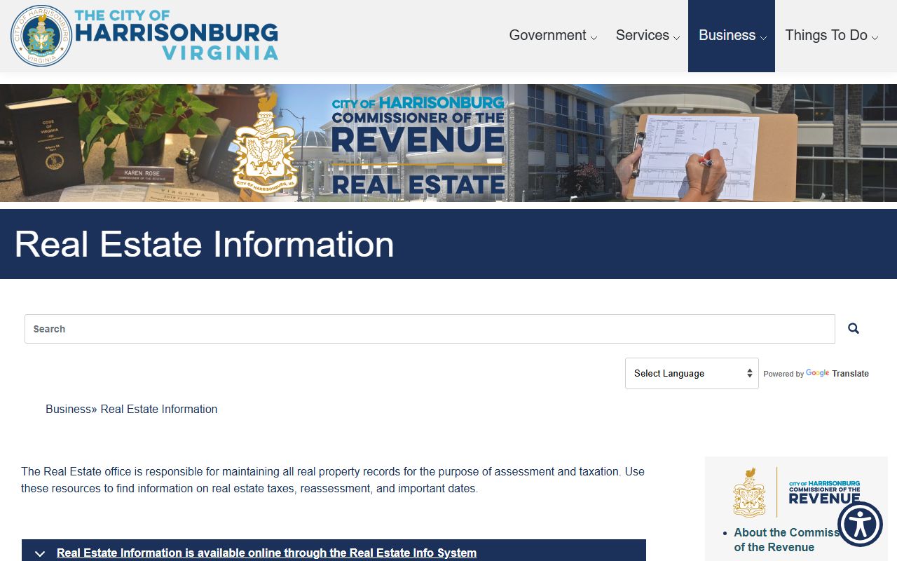 Harrisonburg People Search real estate information system