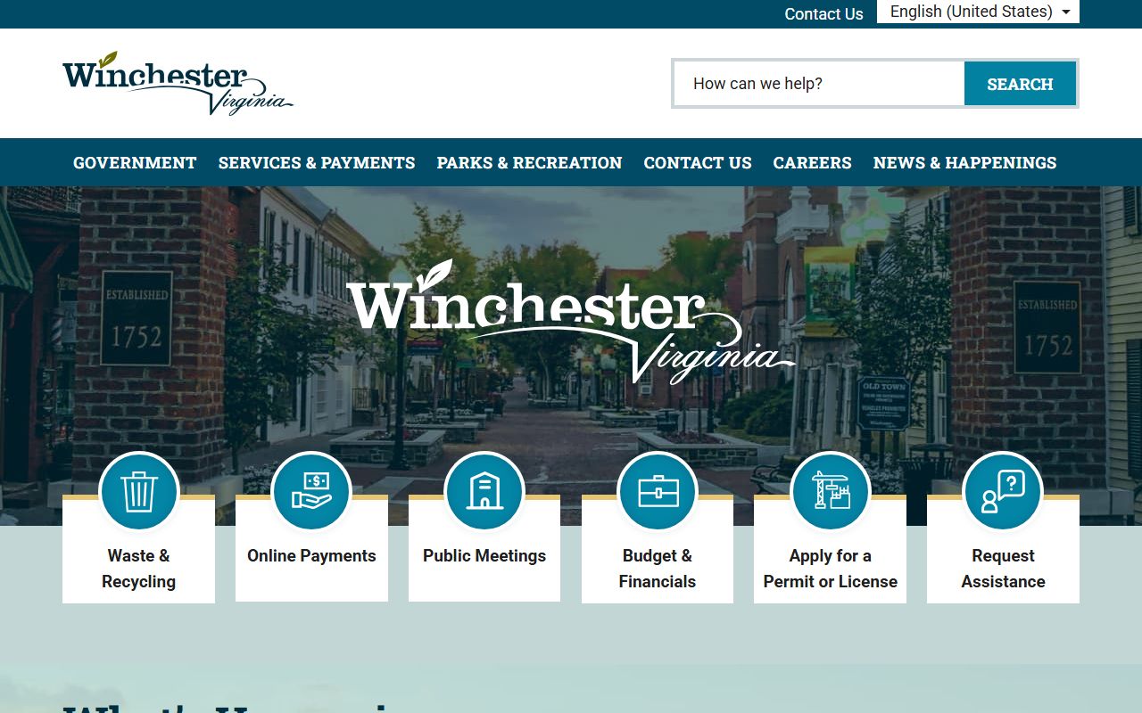 Winchester People Search - City of Winchester homepage