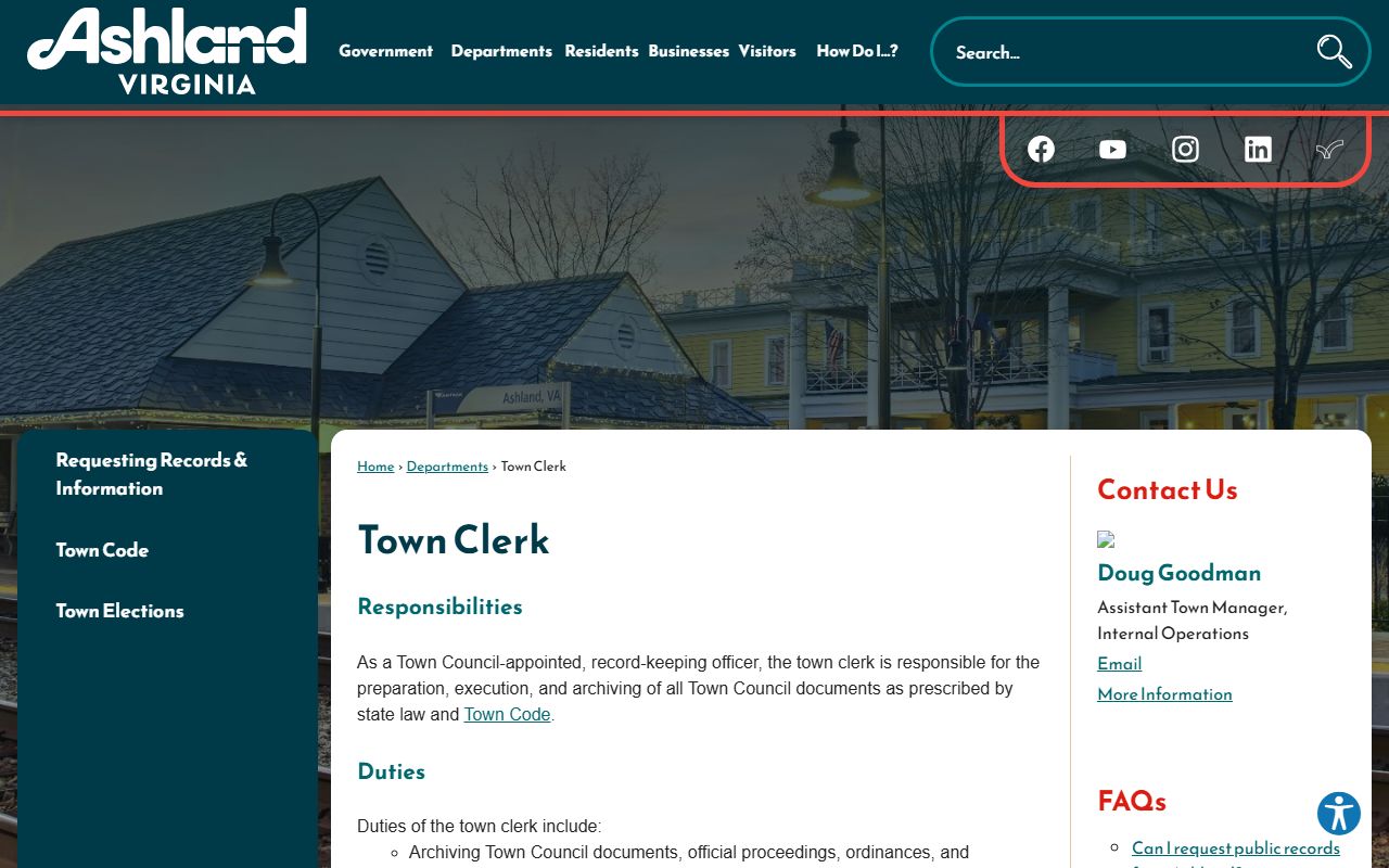 Ashland People Search - Ashland Town Clerk
