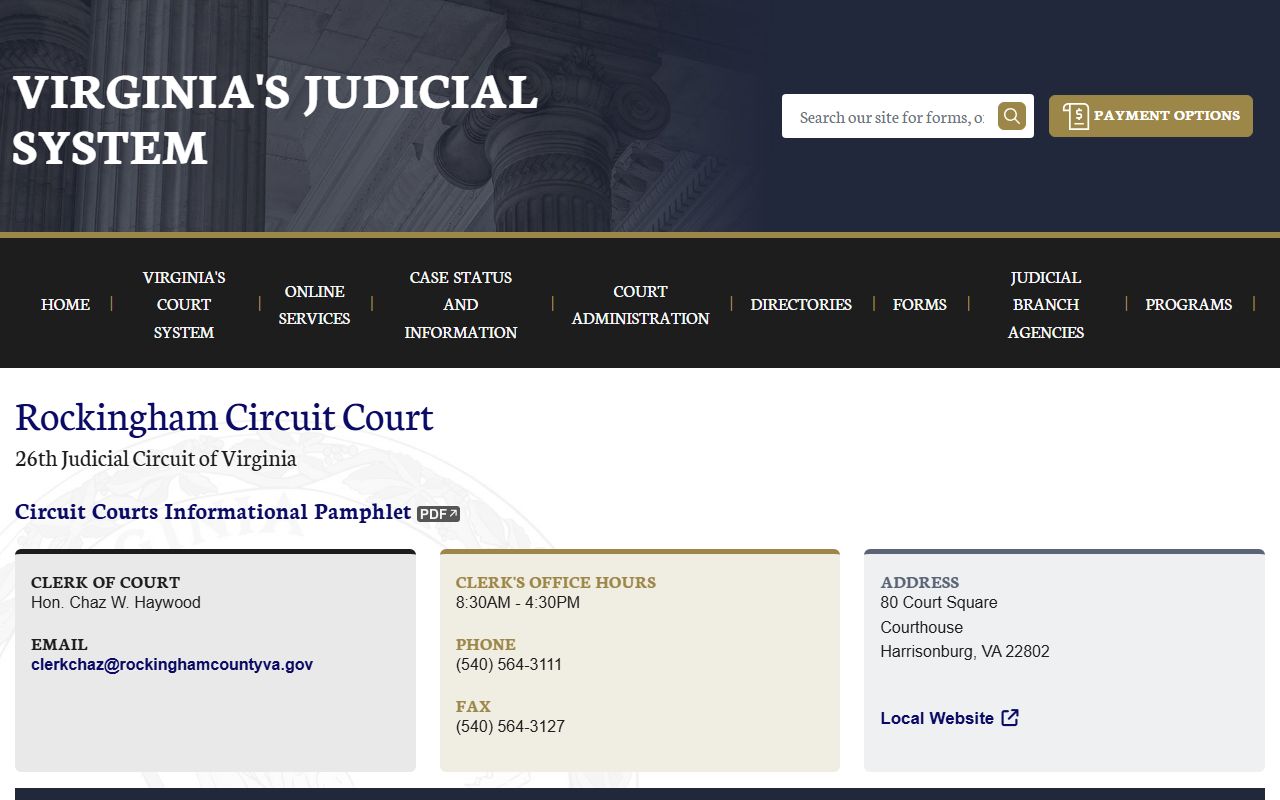 Berryville People Search - Clarke County circuit court page