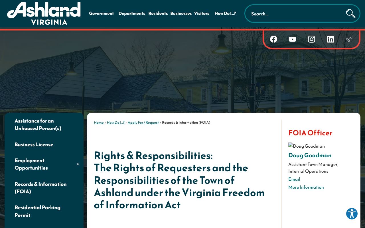 Ashland People Search - Ashland Town FOIA