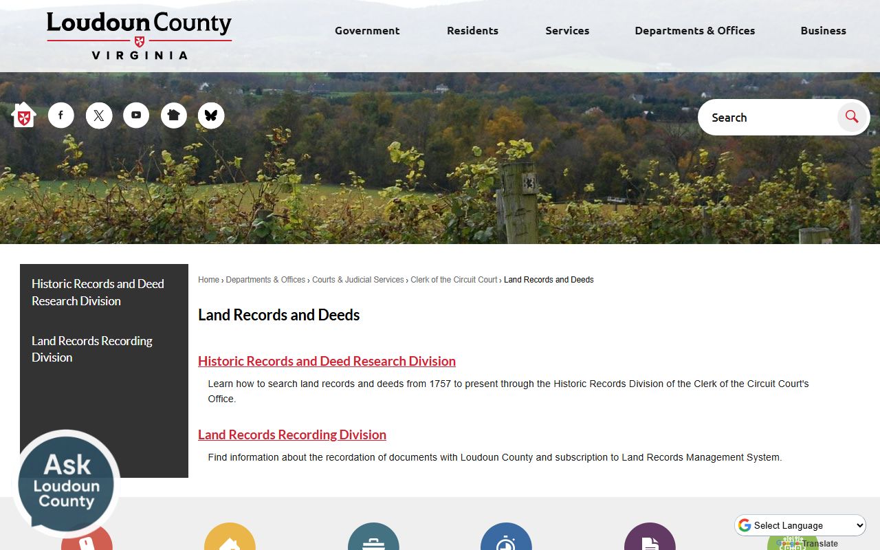 Loudoun County People Search Land Records and Deeds
